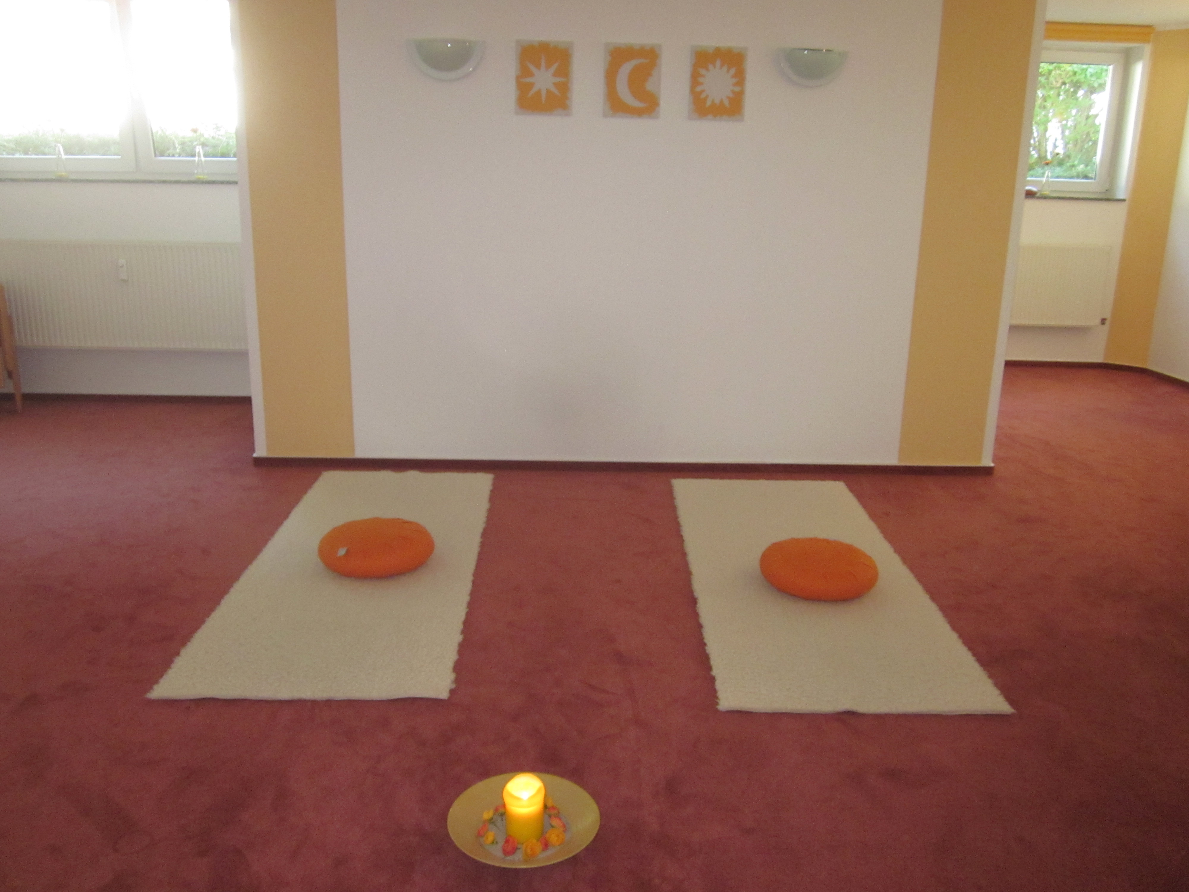 Gruppenraum im Yogazentrum Meine